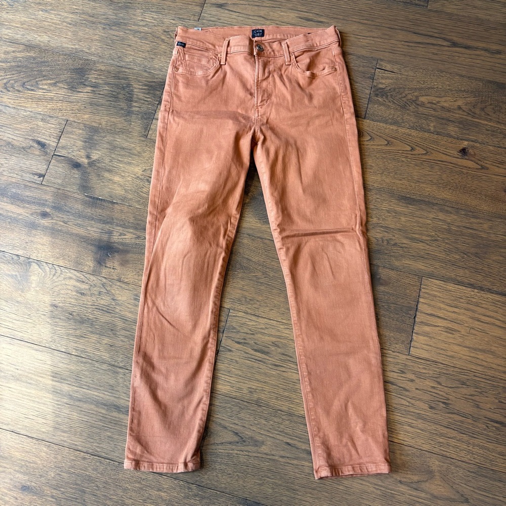 C of H Rust Orange High Rise Jeans